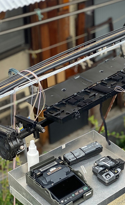 ジェイツーワンが行う電気通信工事の例その一